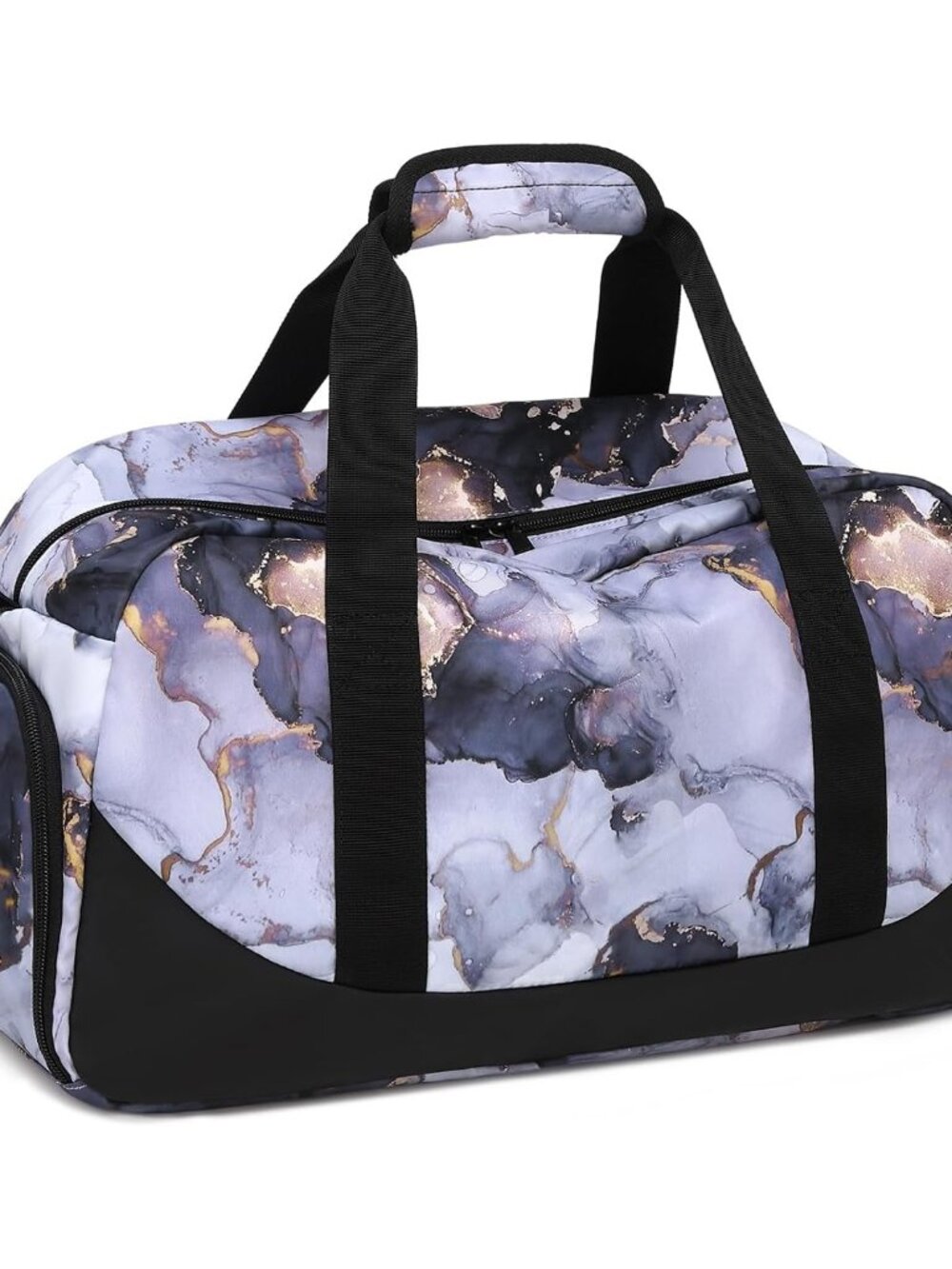 Kids Overnight Duffle Bag Girls Sport Gym Bag with Shoe Compartment & Wet Pocket